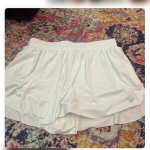 Varsity Women's Cream Athletic Shorts